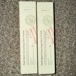 AXIS-Y Serum 1.69oz ( Lot of 2 ) New Dark Spot Correcting Glow Serum Niacinamide